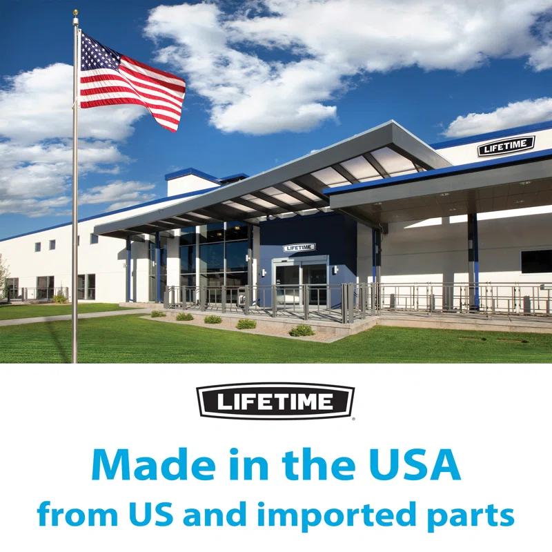 Lifetime Lifetime Height Adjustable Portable Basketball Hoop (54" Polycarbonate Backboard)