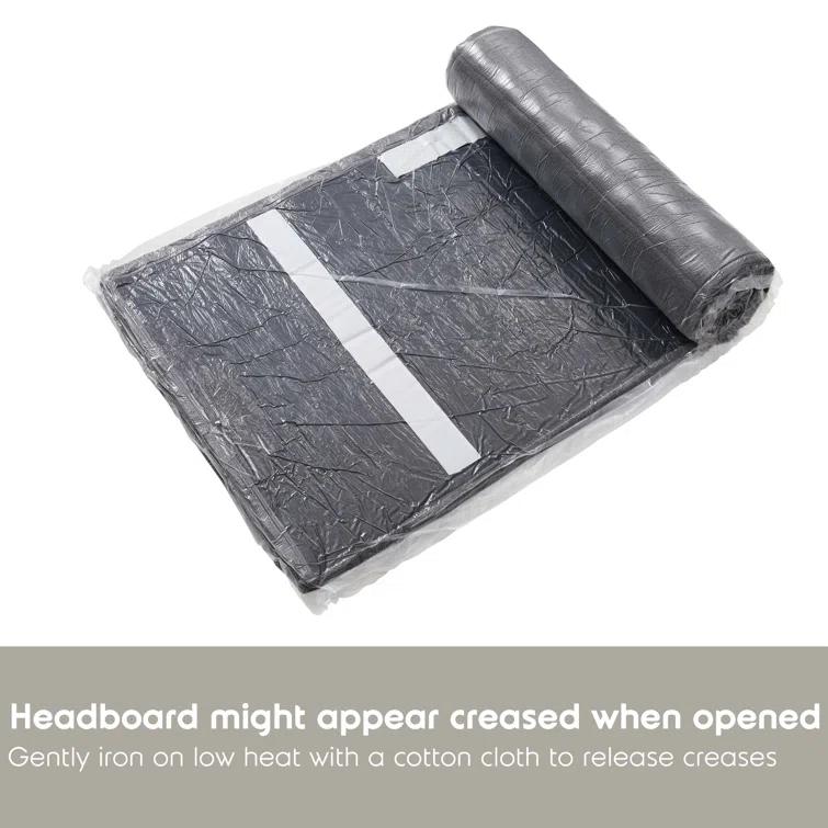 Wade Logan® Chastelyne Upholstered Easy Assemble Wall Mounted Headboard