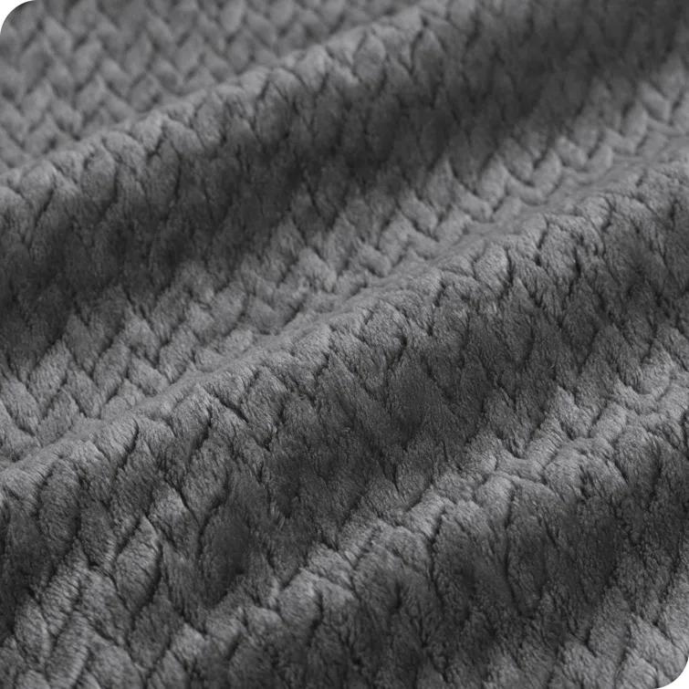 Bare Home Textured Microplush Blanket & Reviews | Wayfair