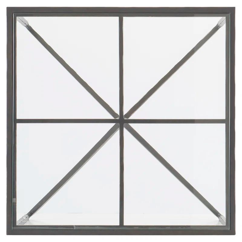 Fulton Glass Top End Table
