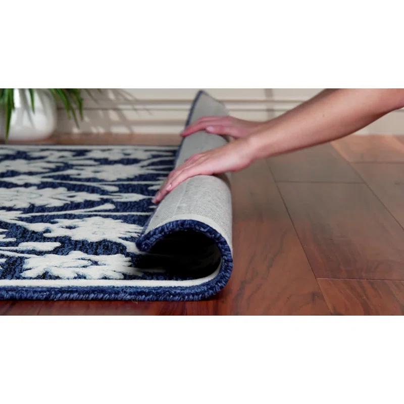 Ebony Hand Tufted Wool Pile Oriental Rug