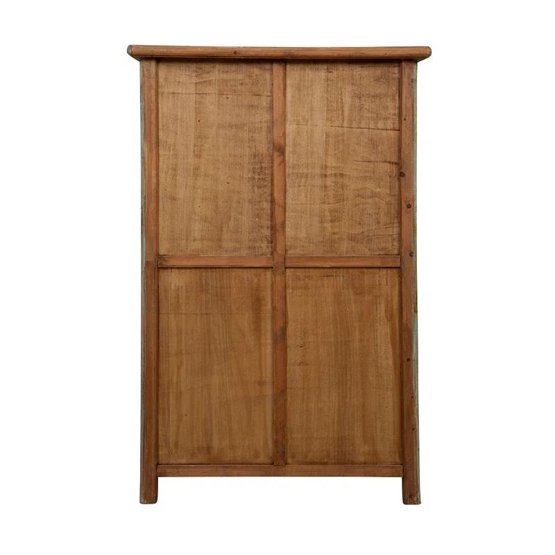 Furniture Classics Jackson 64" Tall 2-Door Cabinet, Worn Green