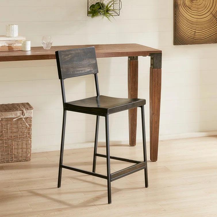 Carter Solid Wood Counter Stool