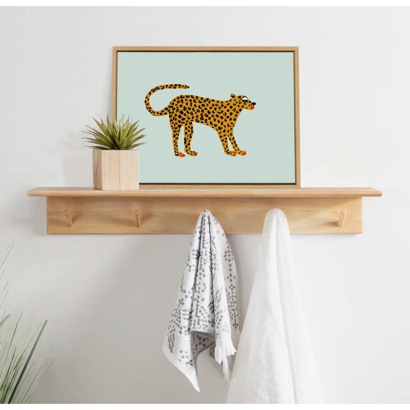 Kate and Laurel " Glam Cat V2 " by Kendra Dandy Of Bouffants And Broken Hearts Painting Print