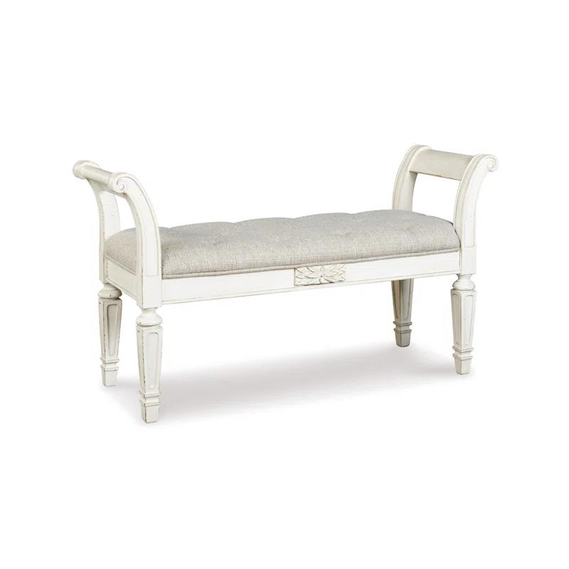 Kelly Clarkson Home Hayley Polyester Upholstered Bench