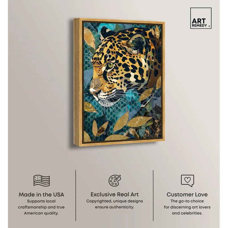 Art Remedy Enter Cheetah Canvas Miami Inspired Art Prints by Art Remedy