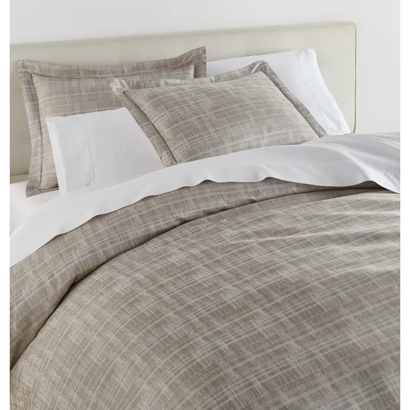King Linen Jacquard Cotton Patterned Duvet Cover