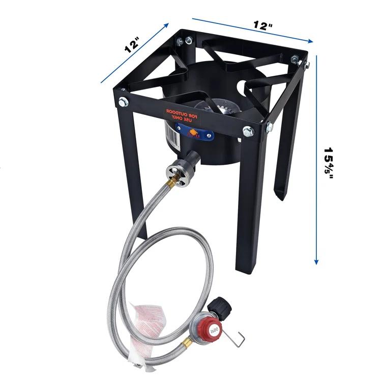 ARC ARC Propane Burner 37,000 BTU Stove Cast Iron Gas Cooker Stove Outdoor Cooking