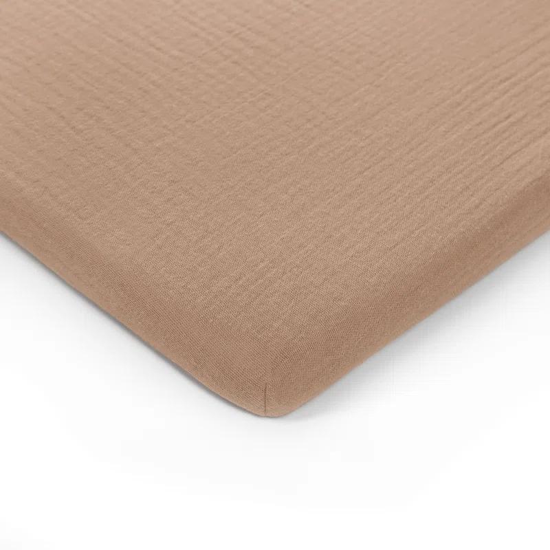 Comfy Cubs Fiited Sheets Cotton Blend Fitted Bassinet Sheet