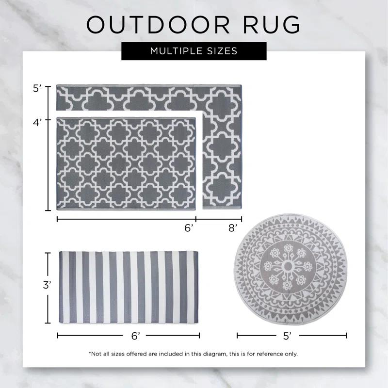 Highland Dunes Bitner Striped Rug