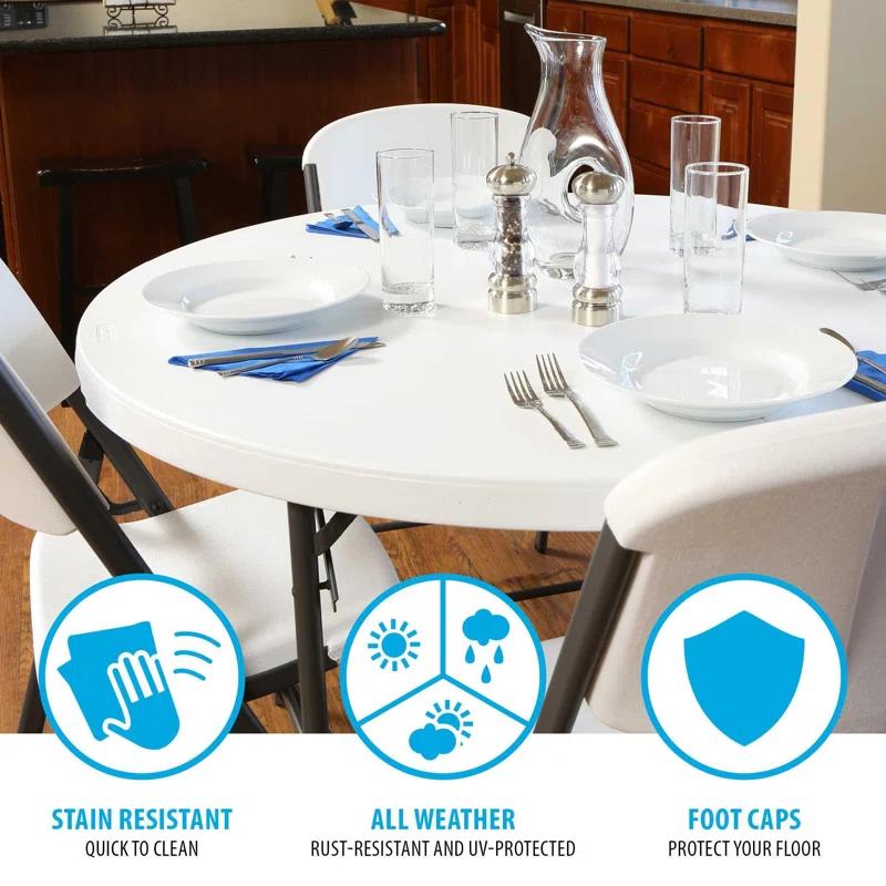 Lifetime 48'' Circular Portable Banquet Table