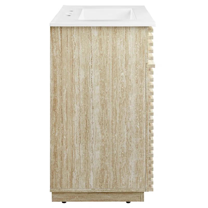 Modway Render 30" Bathroom Vanity With Sink In White