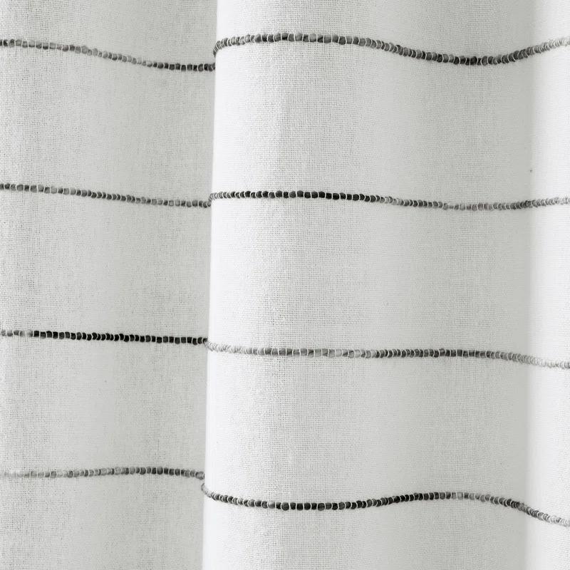Lush Decor Reyna Semi Sheer Curtain Pair (Set of 2)