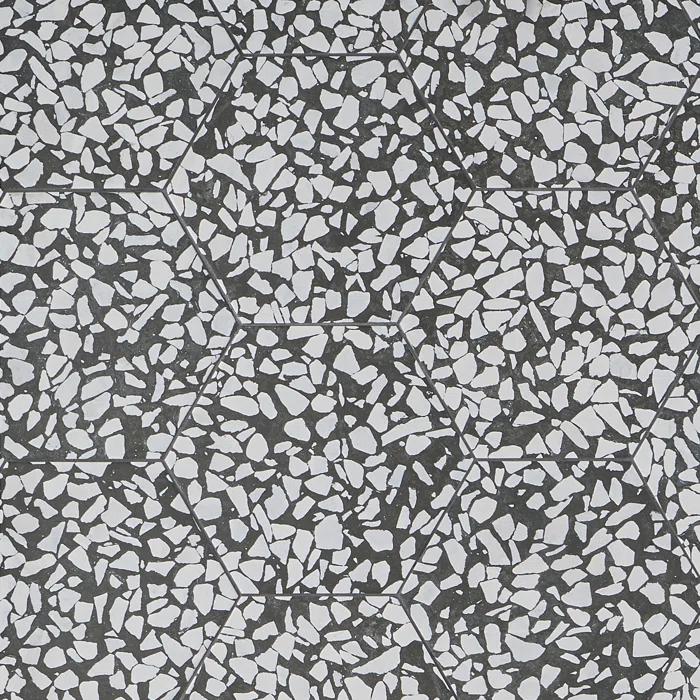 Jurassic Hex 9" Terrazzo Look Porcelain Floor & Wall Tile (8.07 Sq. Ft. / Case)
