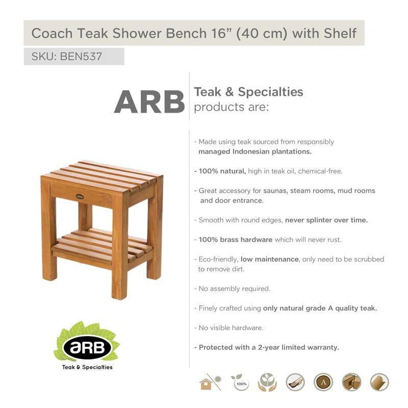 ARB Teak & Specialties Teak Shower Bench