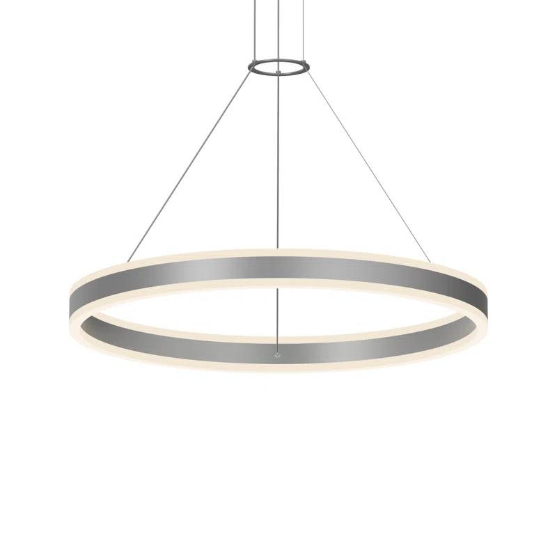 Double Corona 2 - Light Dimmable LED Wagon Wheel Chandelier