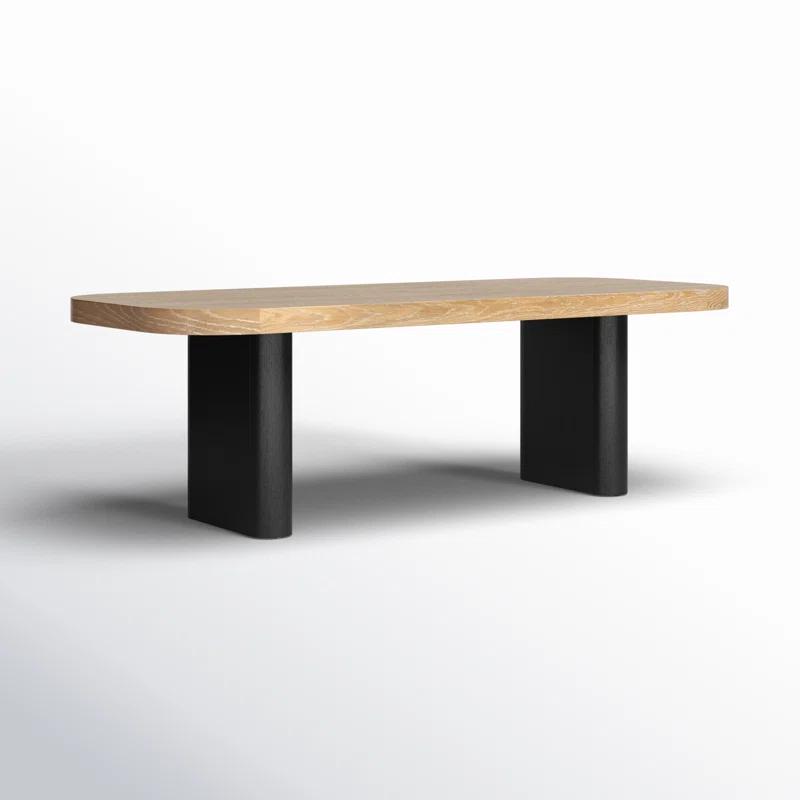 Noor 95'' Natural Sungkai Wood Dining Table