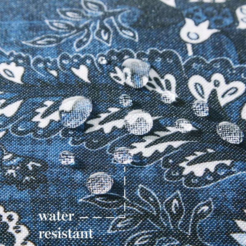 Martha Stewart MARTHA STEWART Distressed Jacobean Indoor Outdoor Lumbar Pillow 2-Pack Set, 18" (Set of 2)