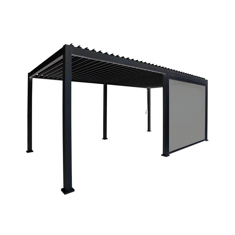Mirador 111 Aluminum Pull Down Privacy Screen for Pergola
