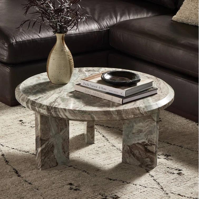 Kapala Nesting Coffee Table (Set of 2) - Taupe Marble