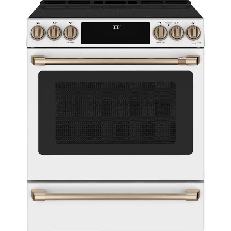 Café Café Smart Appliances Induction 30" 5.7 cu. ft. Slide-in Electric Range