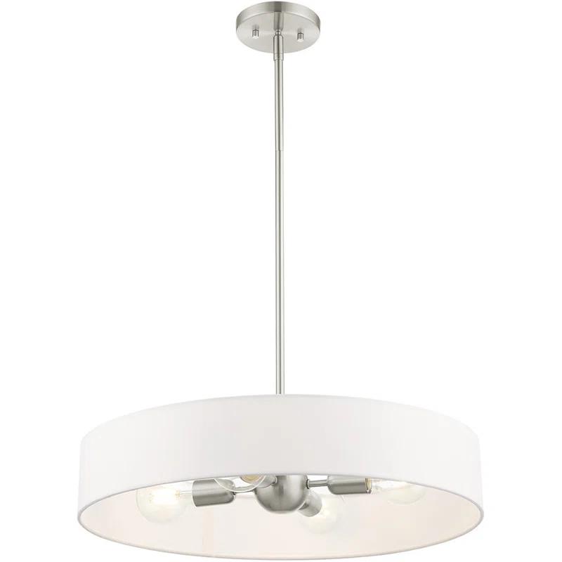 Lighting Lumens 4 - Light Dimmable Drum Chandelier
