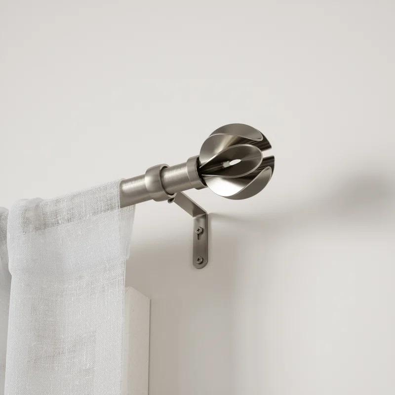 Umbra Blossom Adjustable Single Curtain Rod