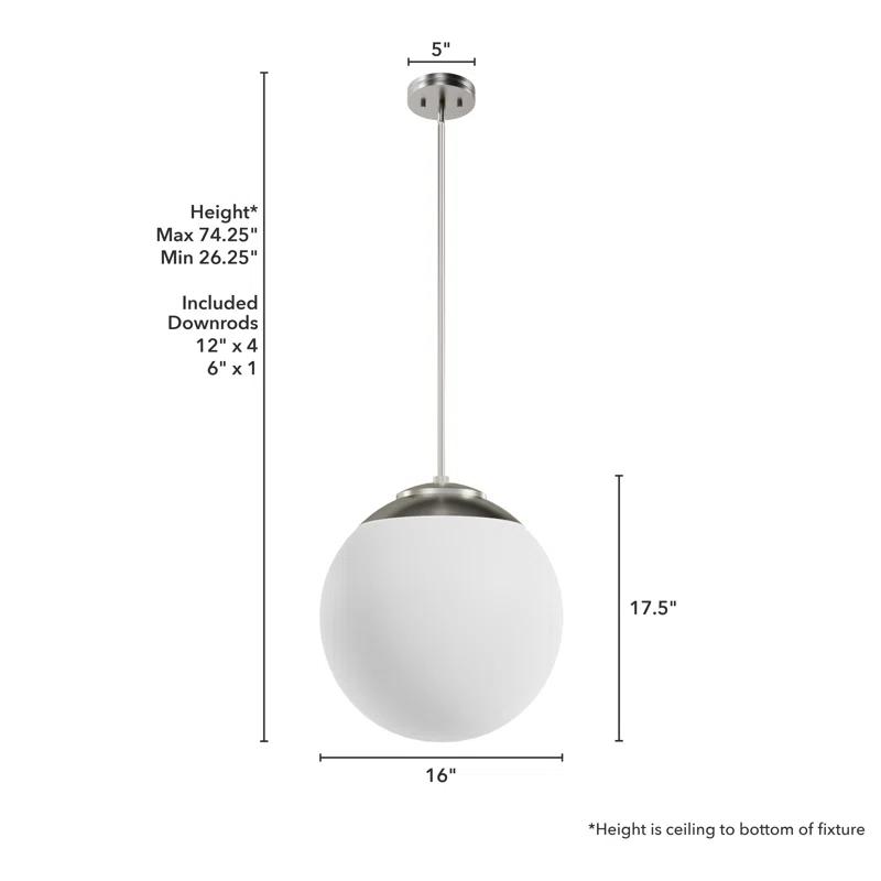Hepburn 1 - Light Sphere Globe Pendant