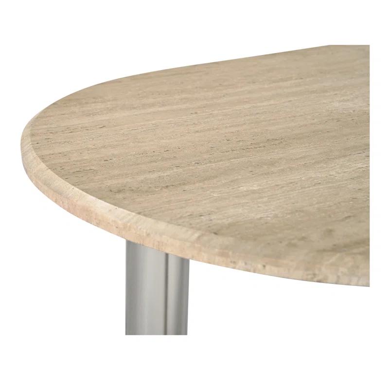 Astyn 73.5" Marble Iron Dining Table