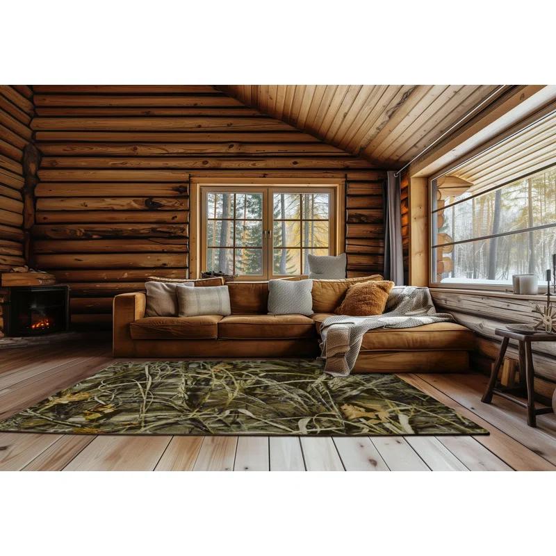 Realtree Realtree MAX-4 Rustic Camouflage Area Rug