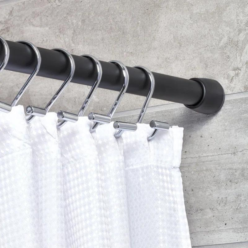 iDesign 26'' Straight Tension Shower Curtain Rod