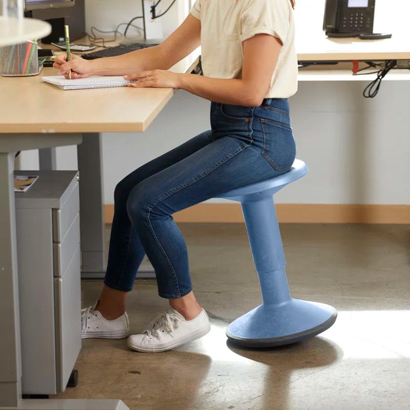 ECR4Kids ECR4Kids SitWell Wobble Stool, Adjustable Height, Active Seating