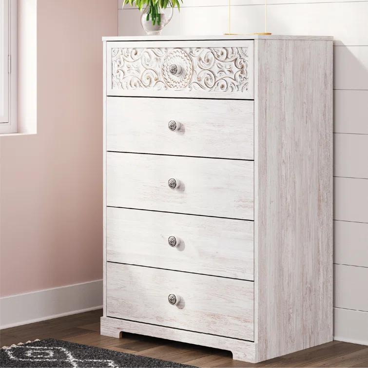 Ophelia & Co. Bedriye 29.88'' W 5 - Drawer Dresser