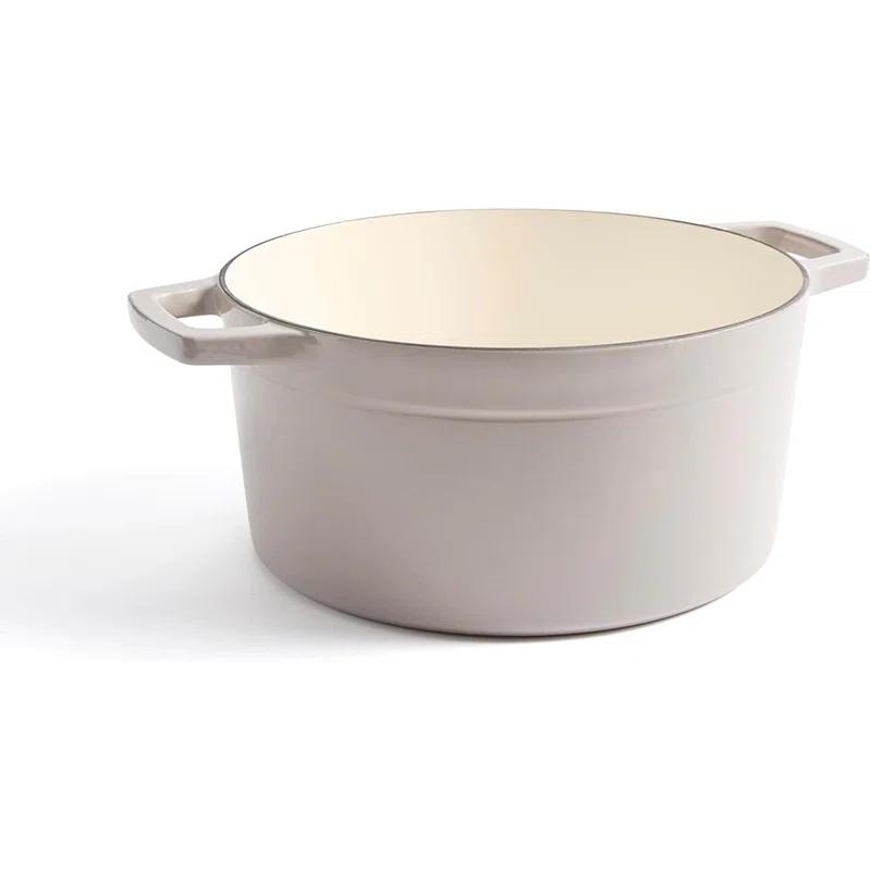 Martha Stewart Martha by Martha Stewart 5 QT Enameled Cast Iron Dutch Oven w/Lid | Wayfair