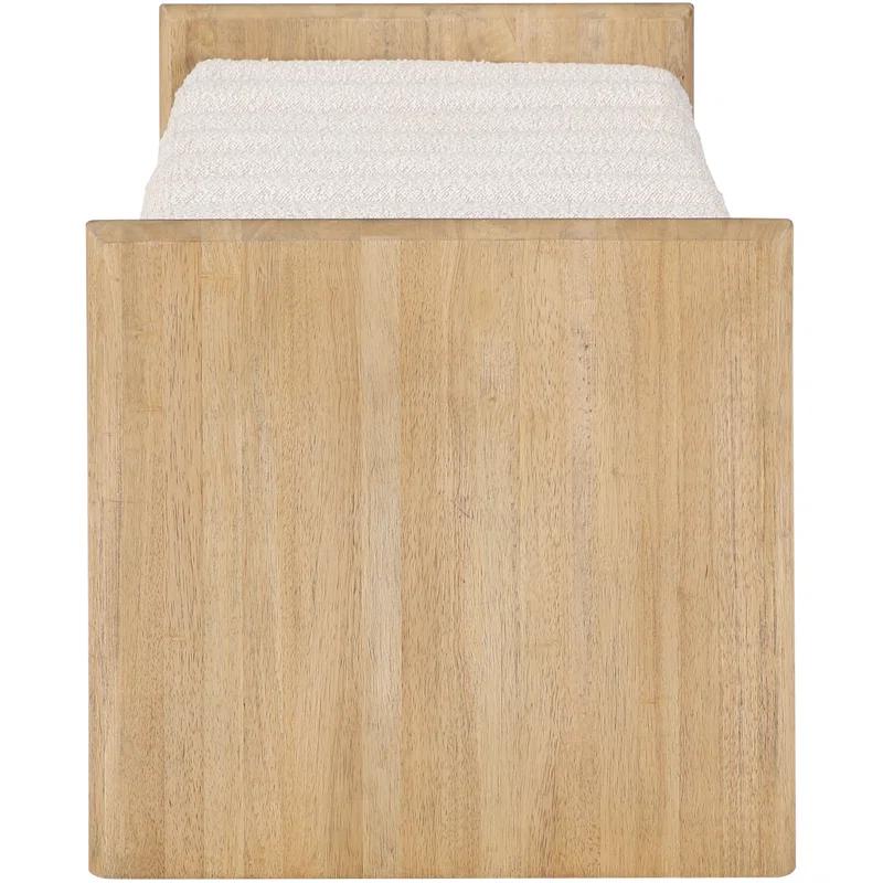 Reeves Boucle Wood Bench