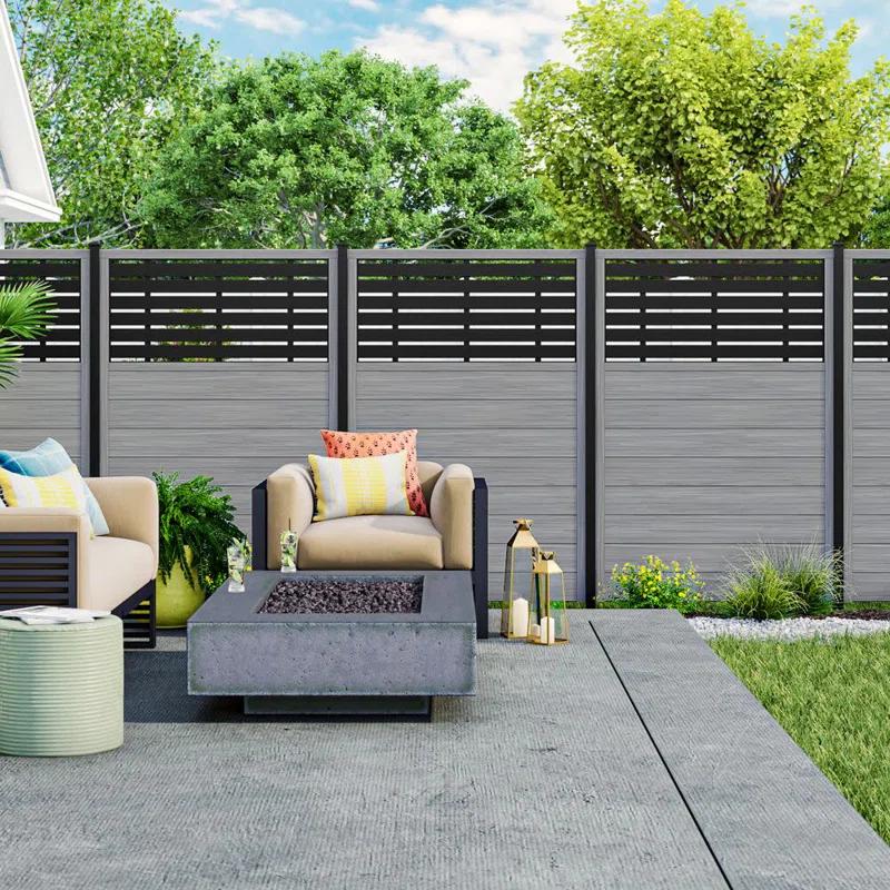 Barrette Outdoor Living 73.38'' H x 49.65'' W Vinyl Fencing Kits