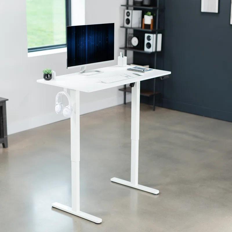 VIVO Electric 44"x 24" Sit Stand Desk, Height Adjustable Workstation (E144B series)