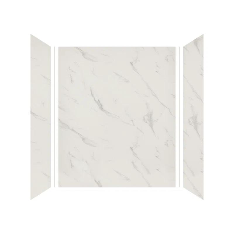 Transolid Expressions 60'' W 36'' D 72'' H Glue Up Solid Surface Wall