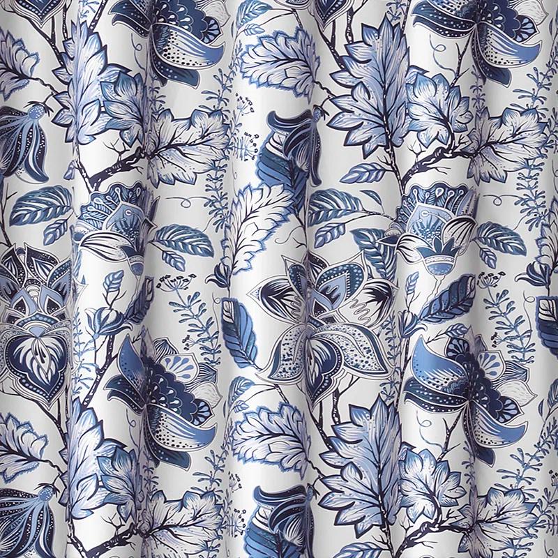 Lush Decor Cynthia Jacobean Floral Shower Curtain