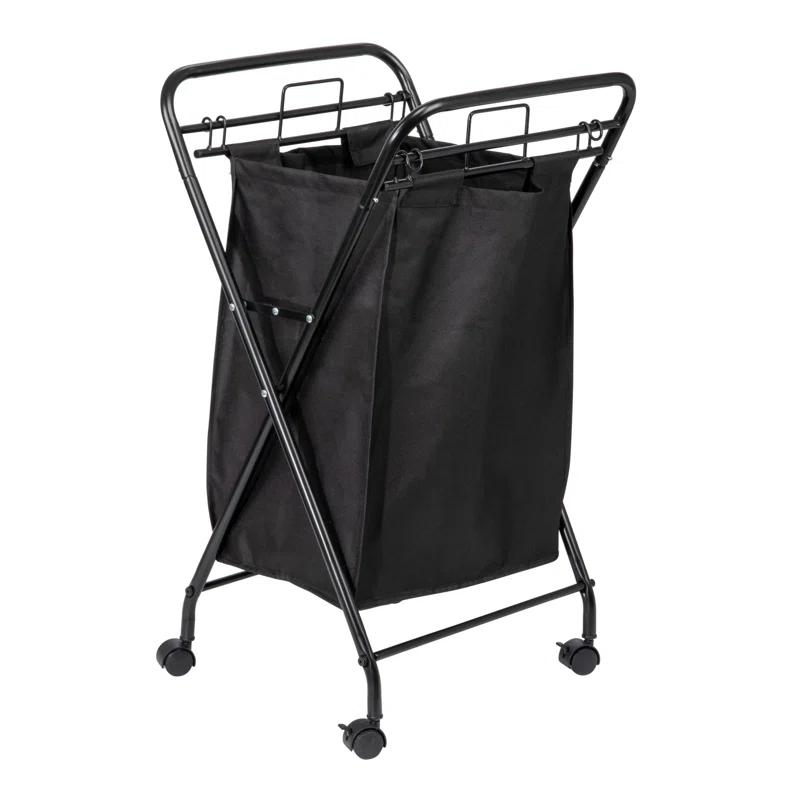 Rolling Laundry Hamper with Handles