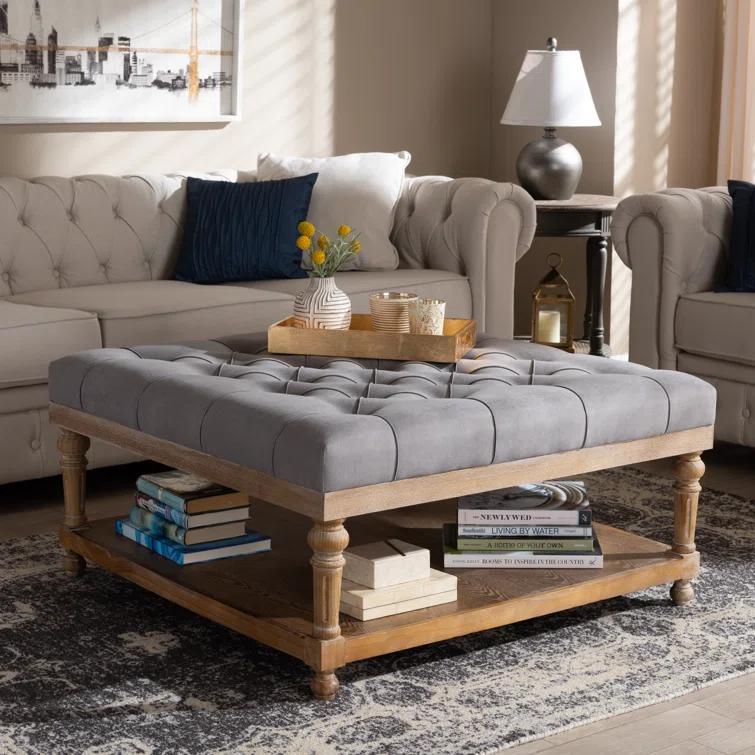 One Allium Way® Ora Upholstered Ottoman