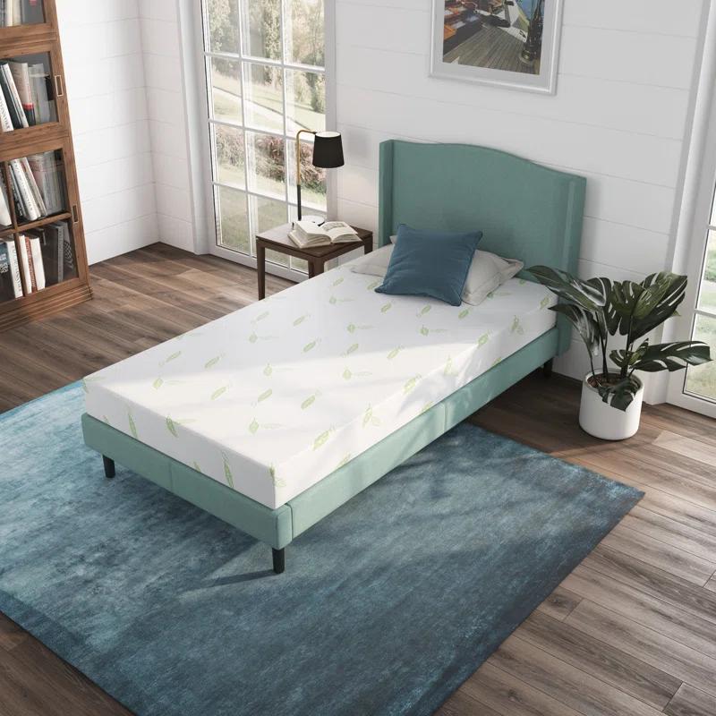 Nap Queen Anula, Green Tea Infused Medium Firm Memory Foam Mattress