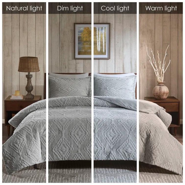 Woolrich Woolrich Teton Embroidered Plush Quilt Set
