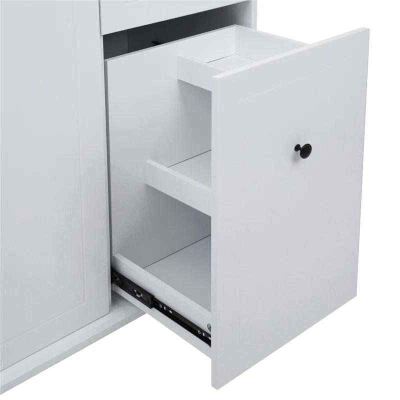 Kitchen Island With Drop Leaf, 53.9" Width Rolling Kitchen Cart On Wheels With Internal Storage Rack And 3 Tier Pull Out Cabinet Organizer, Kitchen Storage Cart With Spice Rack, Towel Rack