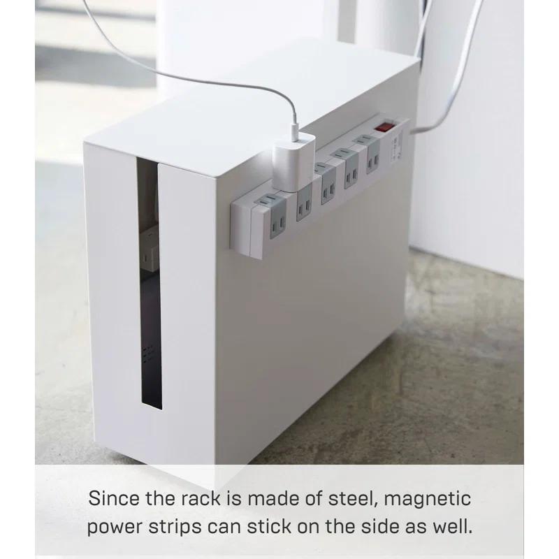 Tower Yamazaki Home Rolling Cable Management Cord Power Strip/Surge Protector Storage Organizer