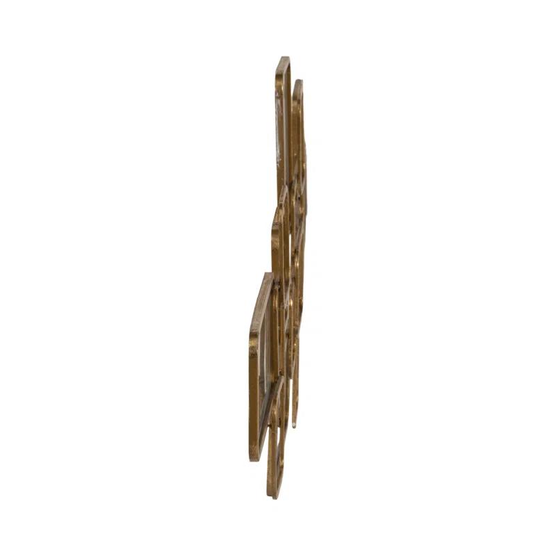 Modern Glam Mirror Wall Sculpture Decor