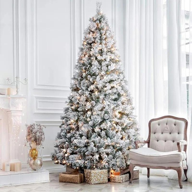 The Holiday Aisle® 6/7.5 FT Pre-Lit Artificial Christmas Tree with Warm White Lights