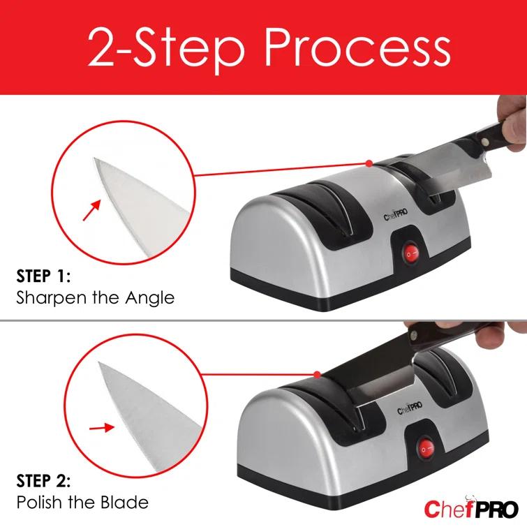 Chef Pro Chef Pro 2 Stages Electric Knife Sharpener