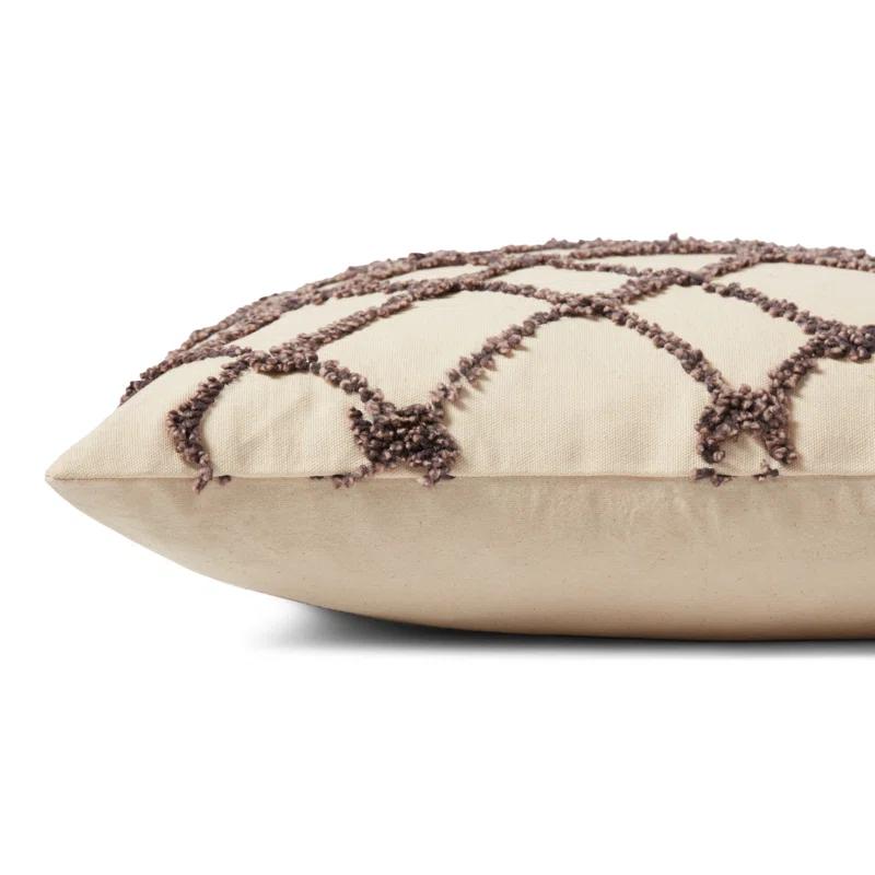 Geometric Cotton Throw Pillow