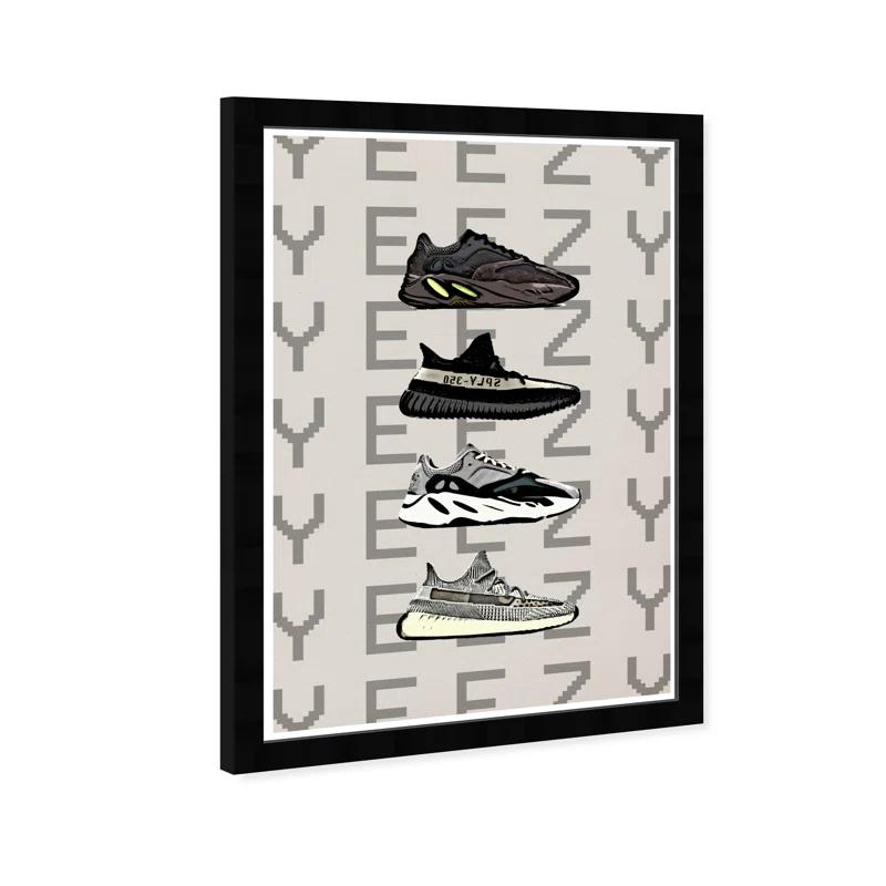 Wynwood Studio " Fashion And Glam Hypebeast Sneakers Shoes " Painting Print